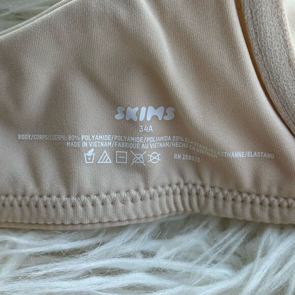 Skims Fits Everybody Unlined Demi Bra Sand Size 34A - Picture 7 of 8